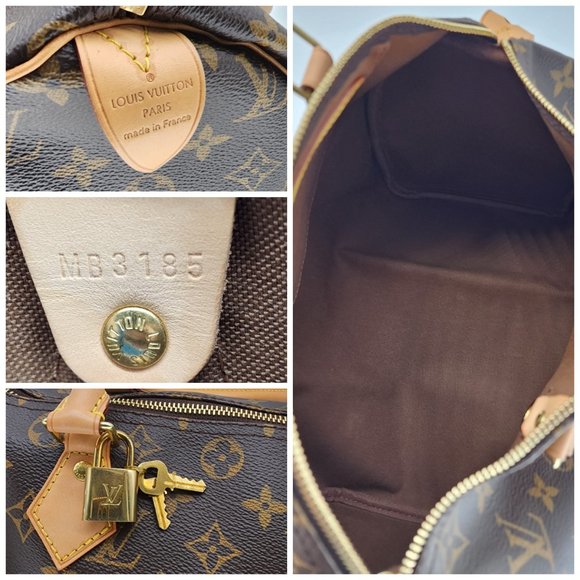 Louis Vuitton Speedy 30 Monogram Canvas Tote | Like New Condition - Picture 9 of 11